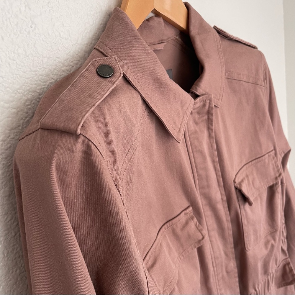 NWOT Torrid Essential Twill Anorak Utility Chore Jacket Pink Clay - Picture 12 of 16